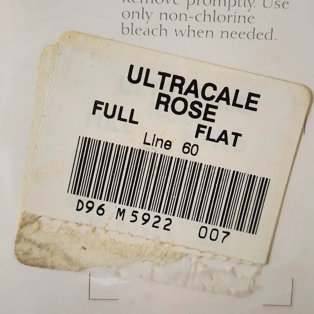 Springmaid Ultracale Full Size Flat Sheet 180 TC No-Iron Percale 50/50 Cotton
